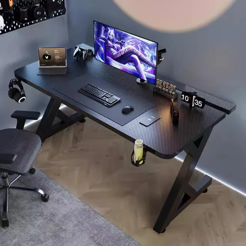 Desk Setup Notebook - Q Minimalist Black Computer Desks Design