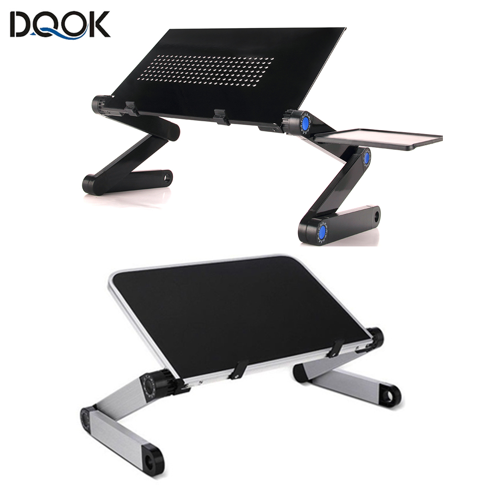 Desk Setup Notebook - Adjustable Laptop Desk Stand Portable Aluminum