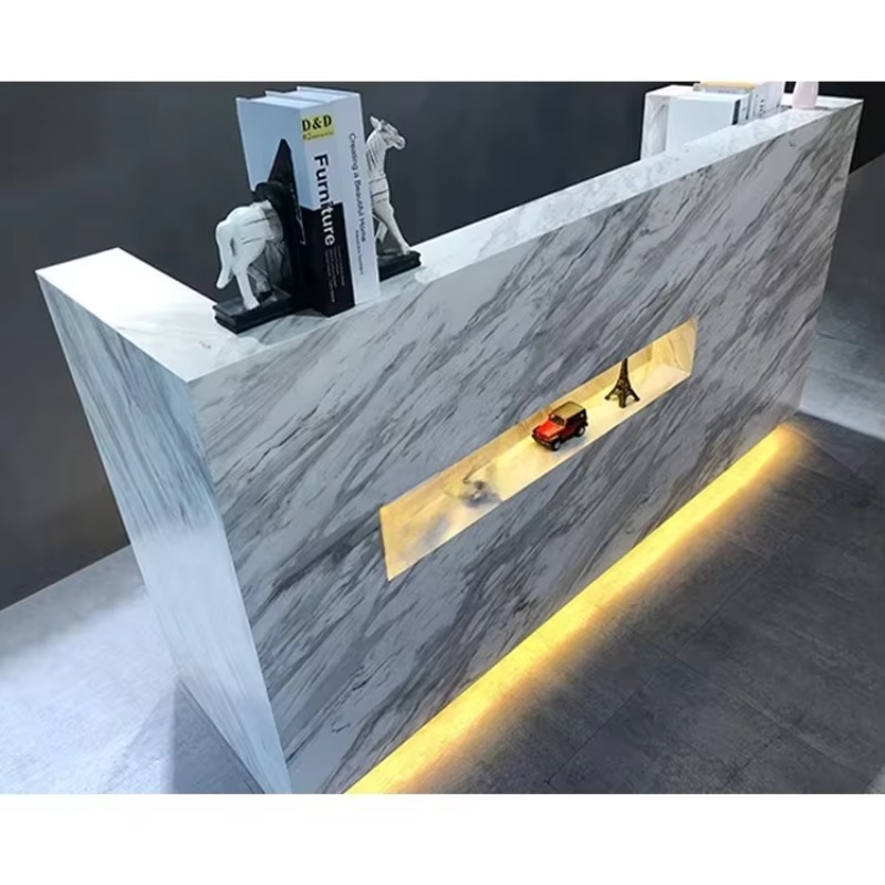 #s modern simple spa cashier d - Desk Setup Simple ulasan dan harga