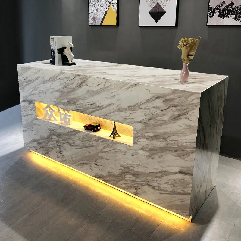 custom.Modern Simple Spa Cashi - Desk Setup Simple ulasan dan harga