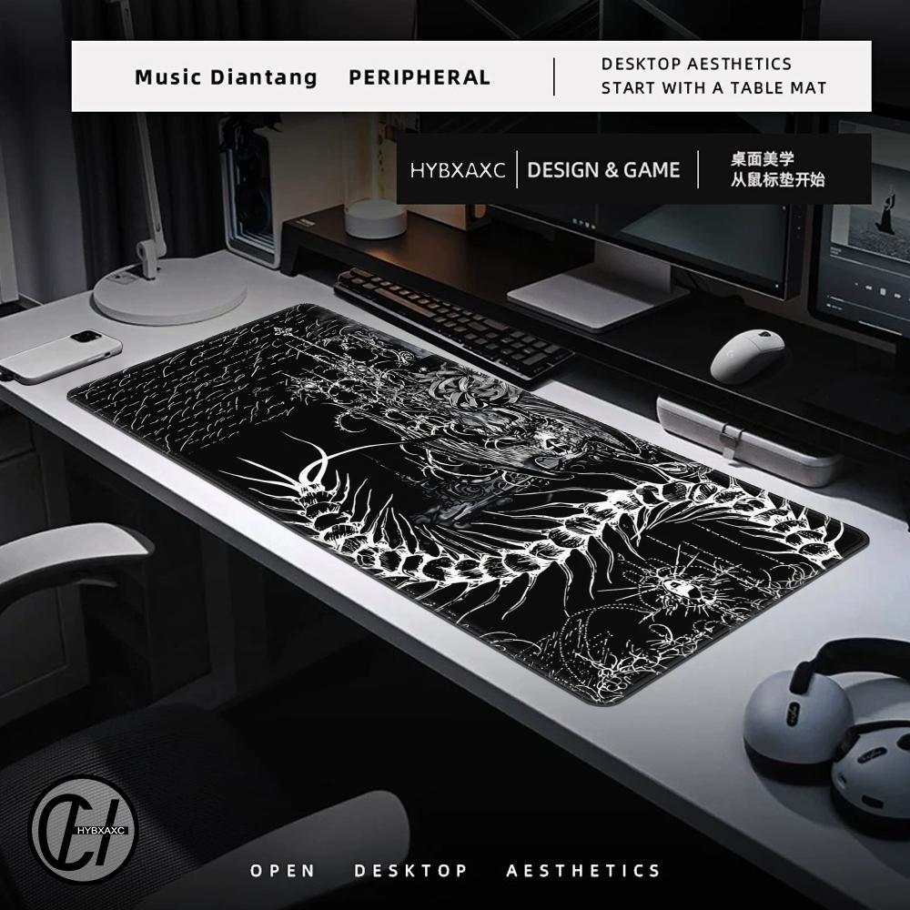 Black White Cybersigilism Desk - Desk Setup Aesthetic ulasan dan harga