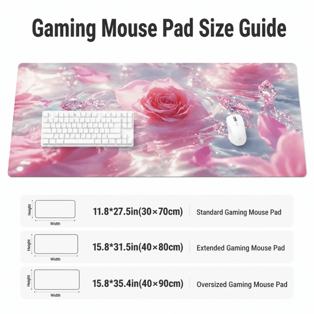 Original pink rose watermark.  - Desk Setup Simple ulasan dan harga