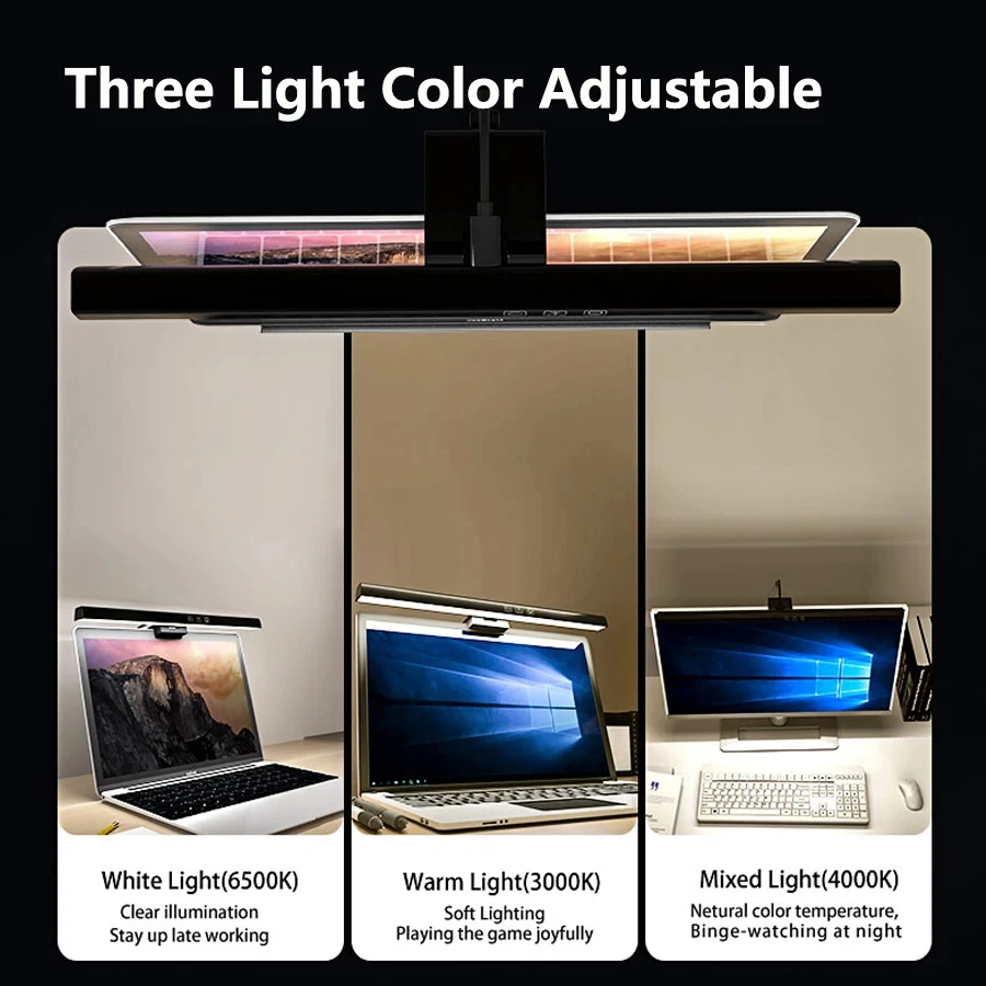 LED 33cm 50cm Monitor Light Ba - Setup Desk Monitor ulasan dan harga