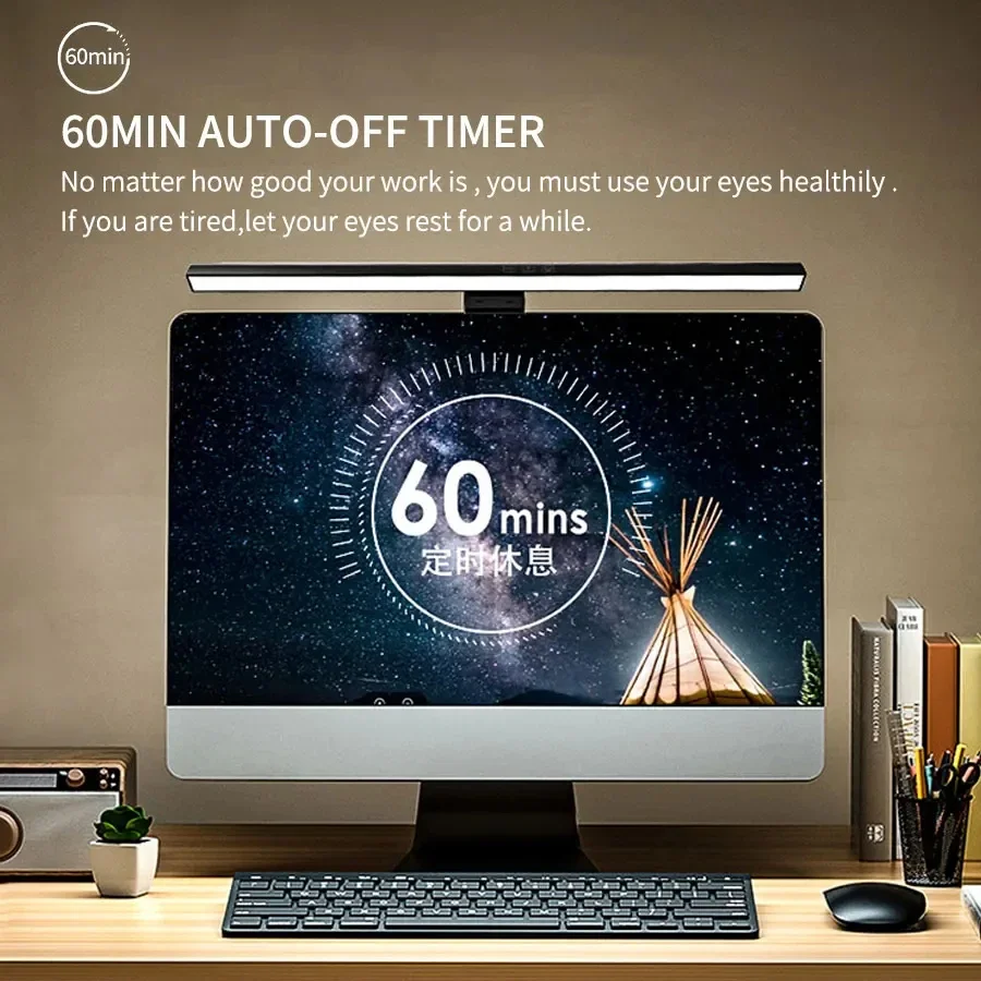 LED 33cm 50cm Monitor Light Ba - Setup Desk Monitor ulasan dan harga