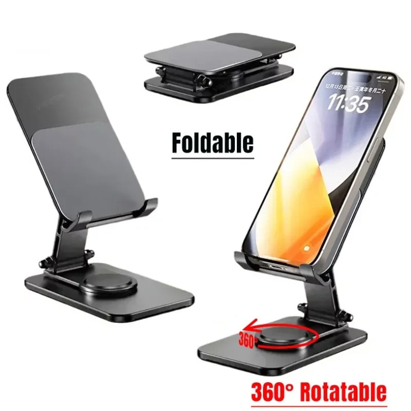 Universal Metal 360° Rotatable - Desk Setup Stand ulasan dan harga