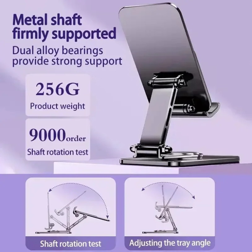 Universal Metal 360° Rotatable - Desk Setup Stand ulasan dan harga