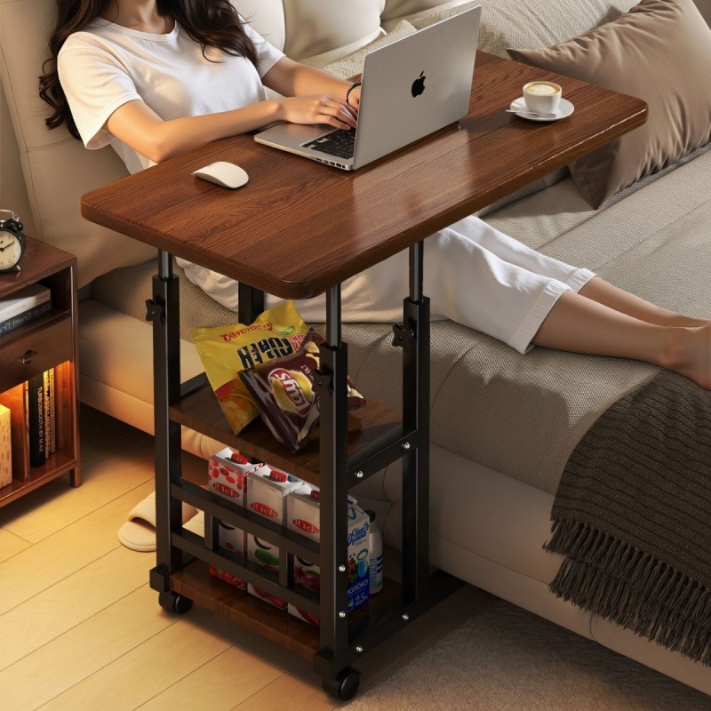 Movable Lifting Bedside Table  - Desk Setup Notebook ulasan dan harga