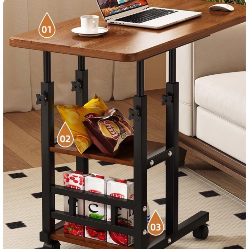 Movable Lifting Bedside Table  - Desk Setup Notebook ulasan dan harga