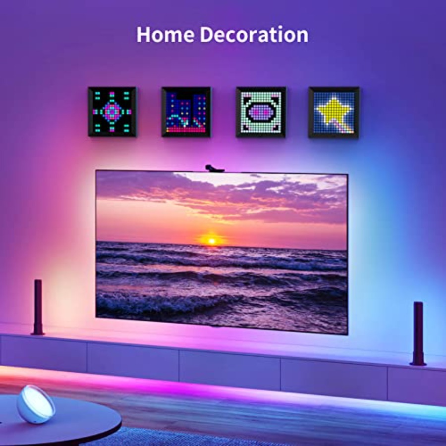 LED Light Pixel Display Panel  - Gaming Setup Desk ulasan dan harga