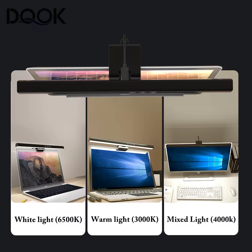 Screen LED Bar Desk Lamp PC Co - Desk Setup Notebook ulasan dan harga
