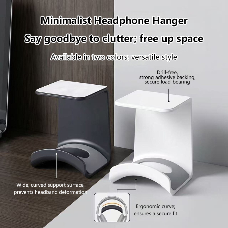 Universal Headphone Stand Adhe - Desk Setup Stand ulasan dan harga