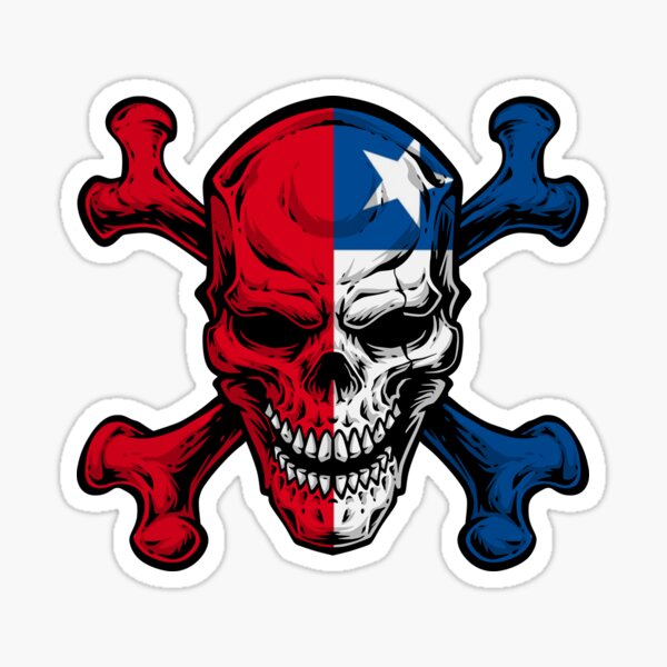 Chile Emblem Flag Skull Creati - Desk Setup Notebook ulasan dan harga