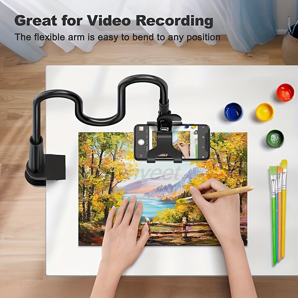 360° Mobile Phone Holder Stand - Desk Setup Stand ulasan dan harga