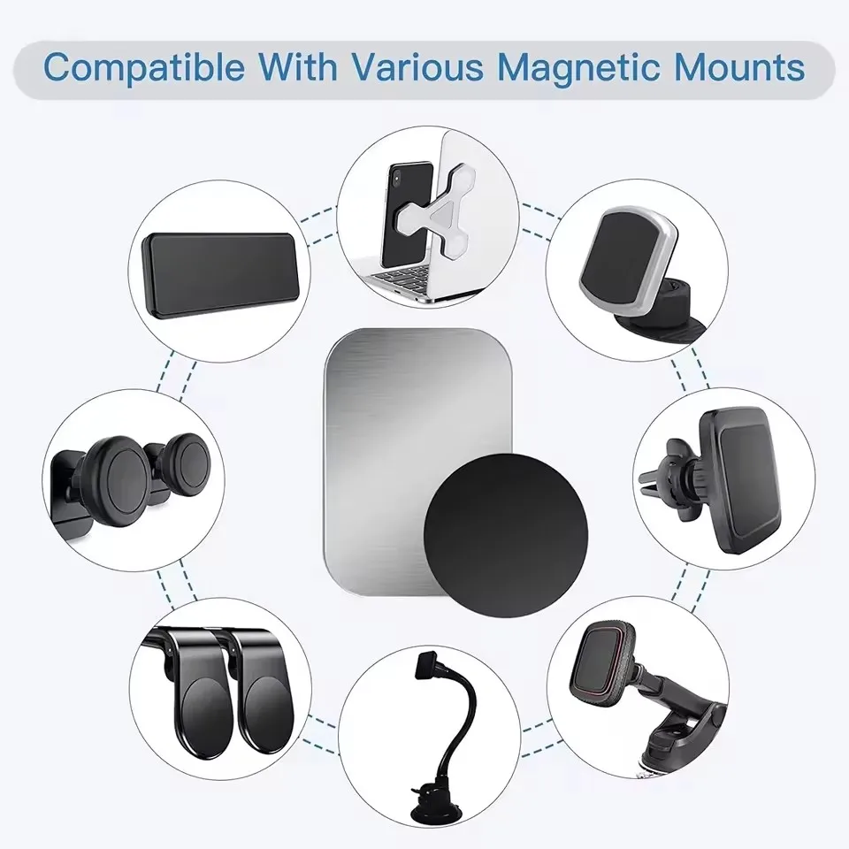 Metal Plate Disk For Magnetic  - Desk Setup Stand ulasan dan harga