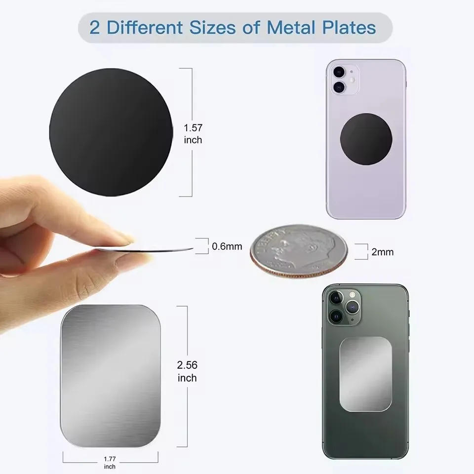 Metal Plate Disk For Magnetic  - Desk Setup Stand ulasan dan harga