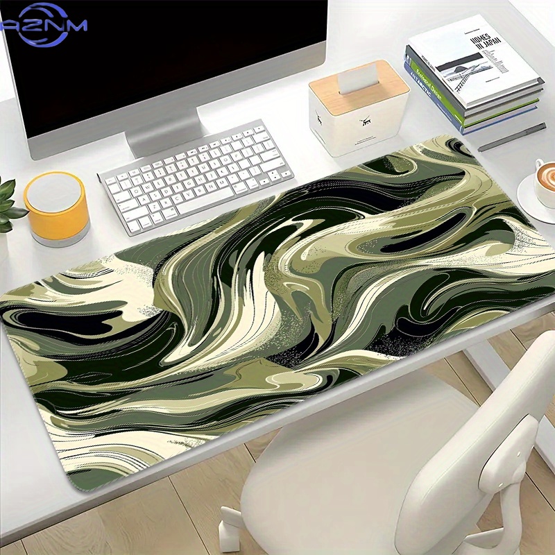 1pc Extra Large Gaming Mouse P - Desk Setup Black And White ulasan dan harga