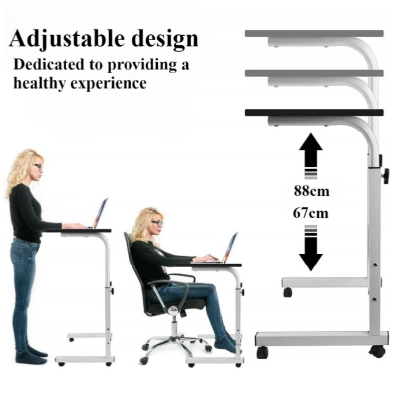 Bedside Desk with Universal Wh - Desk Setup Notebook ulasan dan harga