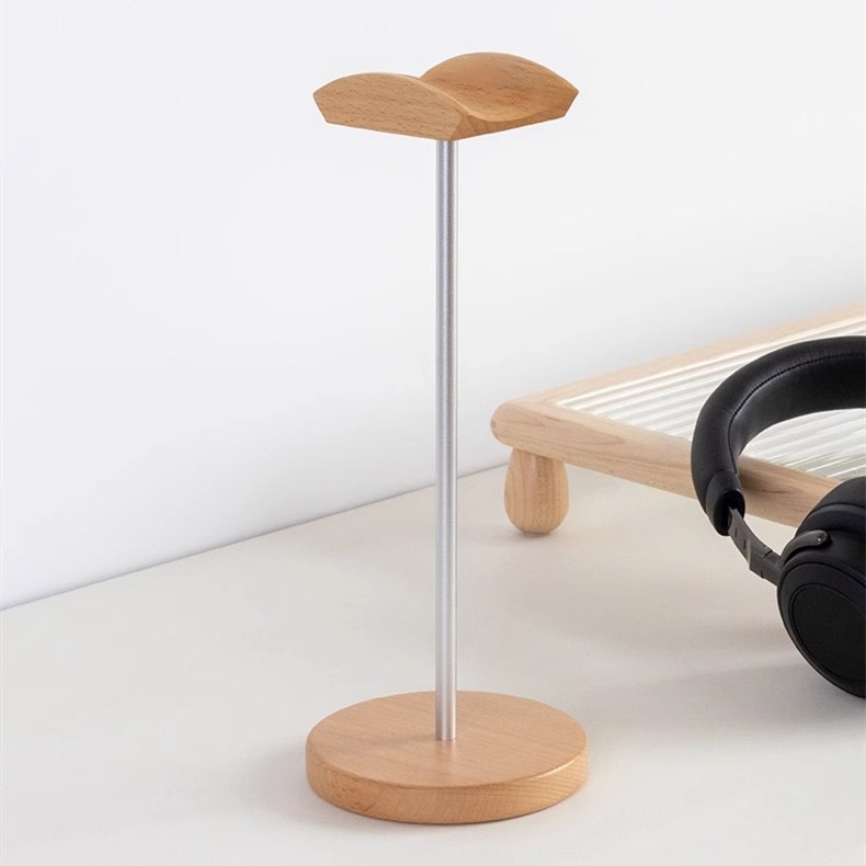 Black Walnut Wood & Aluminum H - Gaming Setup Desk ulasan dan harga