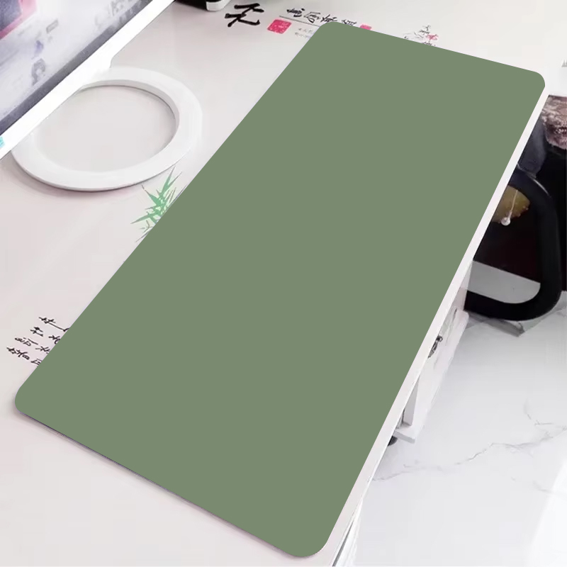 Solid green gaming mousepad la - Desk Setup Notebook ulasan dan harga