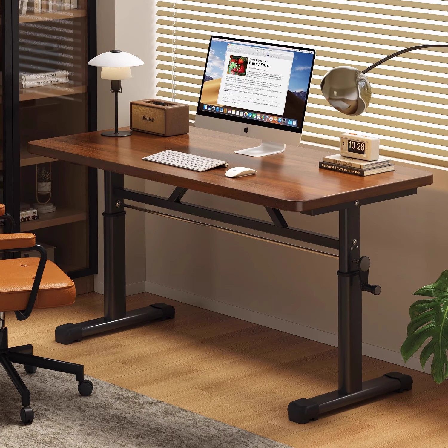 Modern Simple Adjustable Heigh - Desk Setup Notebook ulasan dan harga