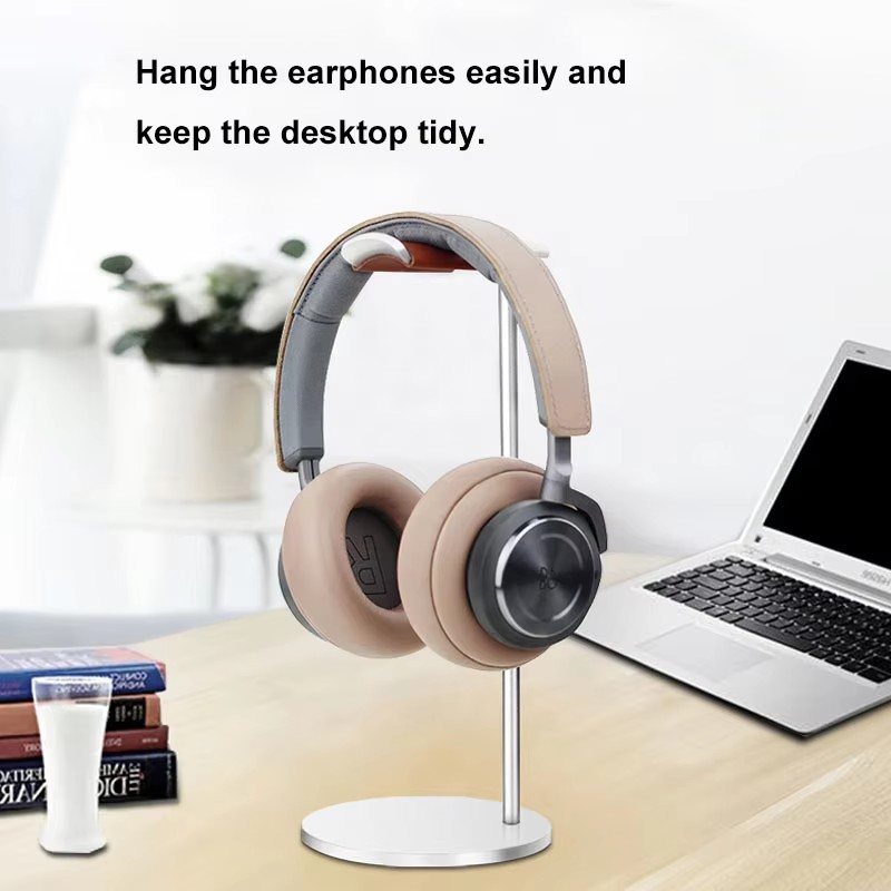Curved Aluminum Headphone Stan - Gaming Setup Desk ulasan dan harga