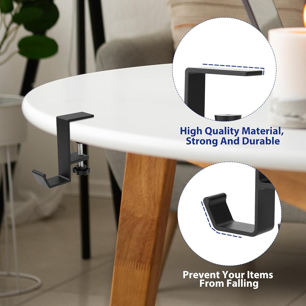 Aluminum Alloy Headphone Hook  - Gaming Setup Desk ulasan dan harga