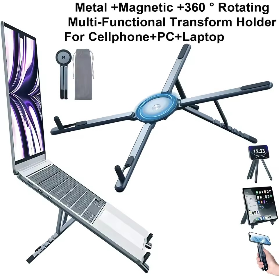Portable Magnetic Phone Holder - Desk Setup Stand ulasan dan harga