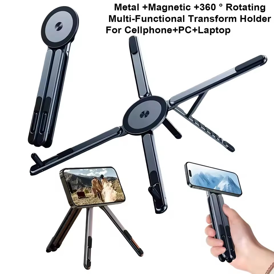 Portable Magnetic Phone Holder - Desk Setup Stand ulasan dan harga