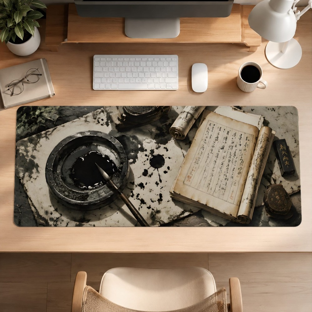 Retro Chinese calligraphy, ant - Desk Setup Simple ulasan dan harga