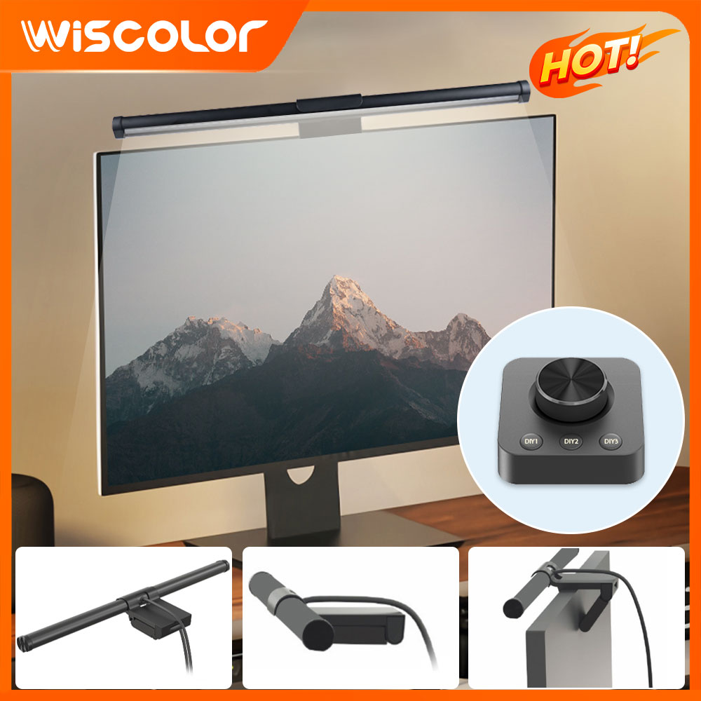 RGB Light Bar Monitor Setup De - Setup Desk Monitor ulasan dan harga