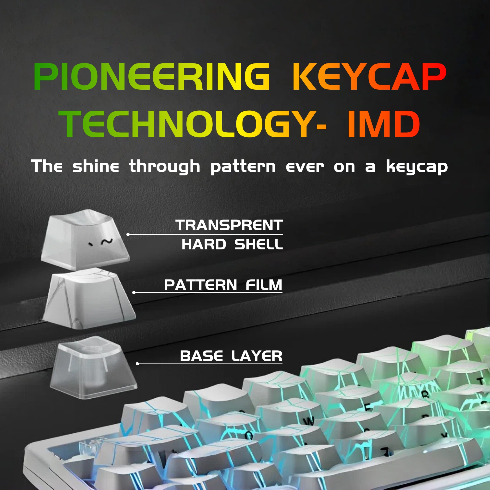 87 Key Compact Wired Keyboard  - Desk Setup Black And White ulasan dan harga