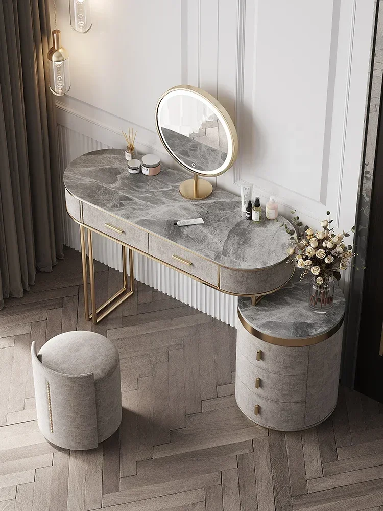 Bedroom Set European Furniture - Desk Vanity Setup ulasan dan harga
