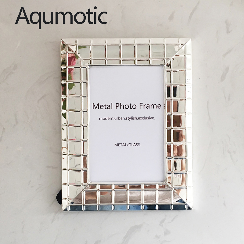 Aqumotic Nordic Iron Photo Fra - Desk Setup Simple ulasan dan harga