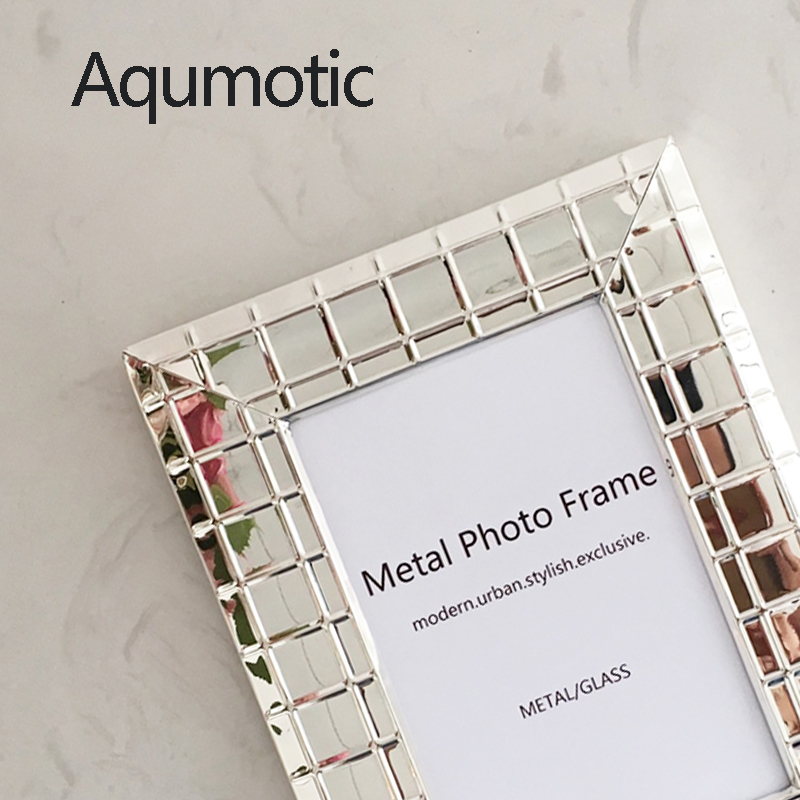 Aqumotic Nordic Iron Photo Fra - Desk Setup Simple ulasan dan harga