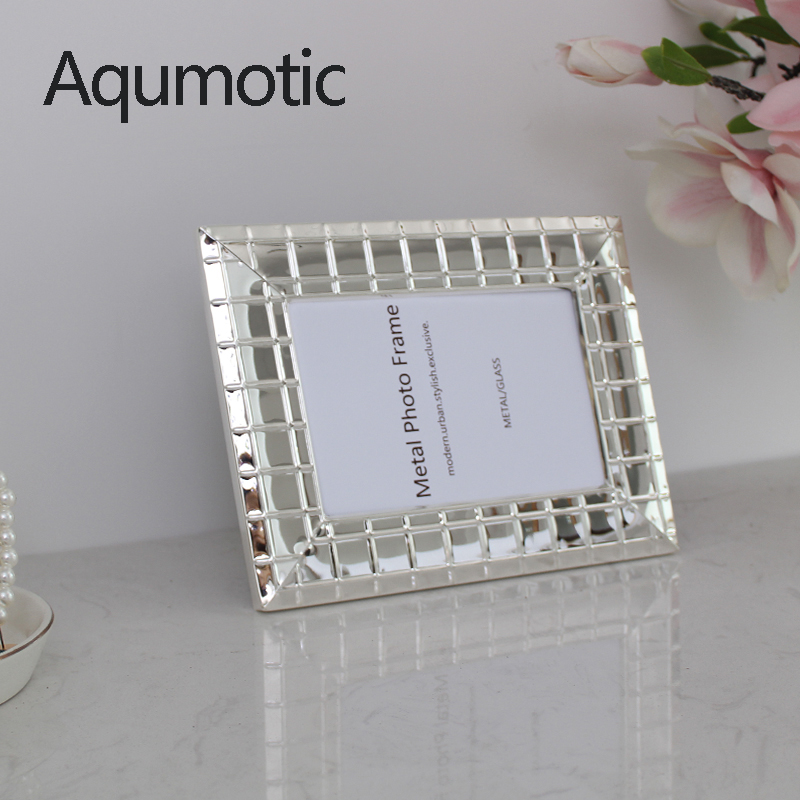 Aqumotic Nordic Iron Photo Fra - Desk Setup Simple ulasan dan harga