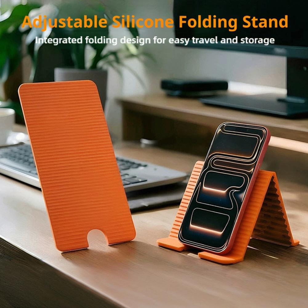 Flexible Foldable Silicone Pho - Desk Setup Stand ulasan dan harga