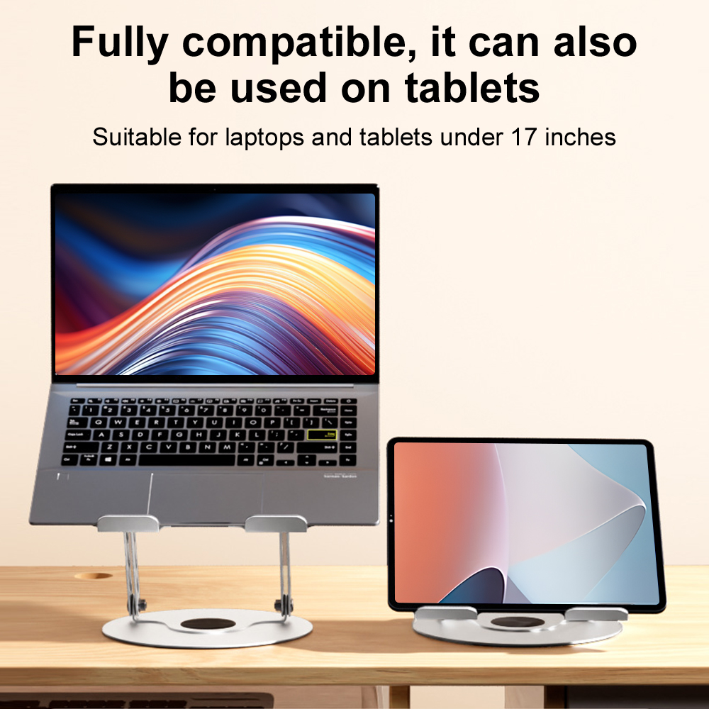 360° Rotating Laptop Stand Adj - Gaming Setup Desk ulasan dan harga
