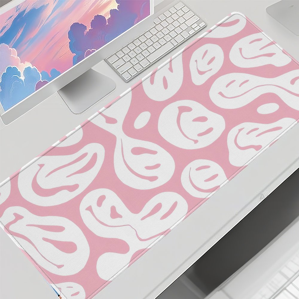 Aesthetic Pink Desk Mat Large  - Desk Setup Aesthetic ulasan dan harga