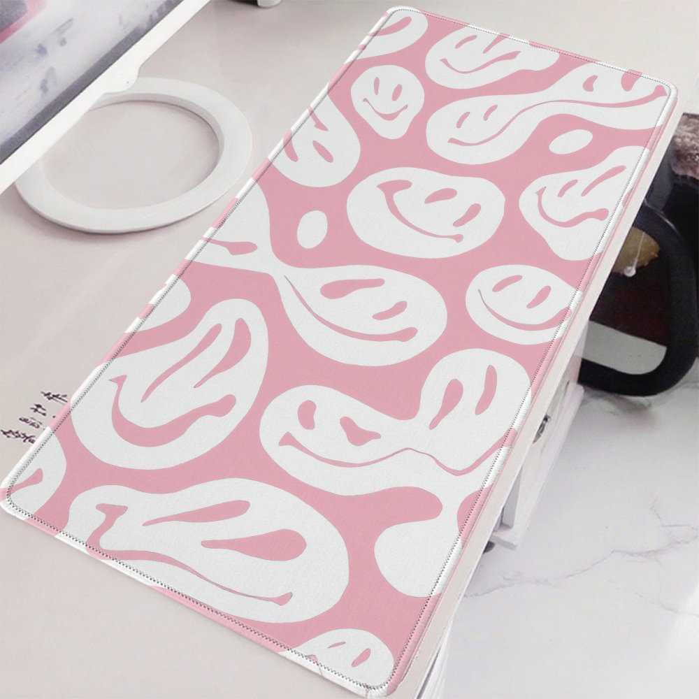 Aesthetic Pink Desk Mat Large  - Desk Setup Aesthetic ulasan dan harga