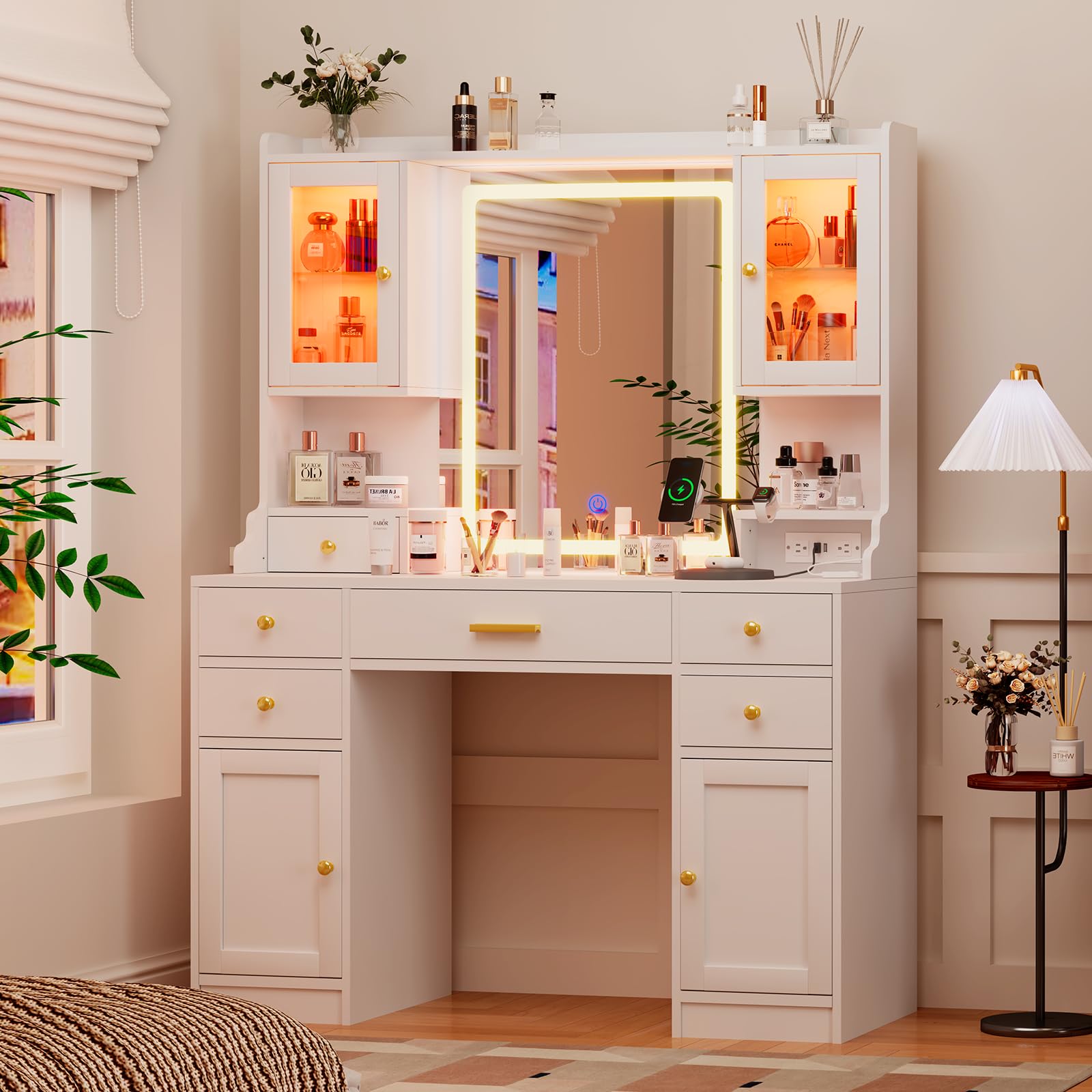 #Large Multi Storage Drawers M - Desk Vanity Setup ulasan dan harga