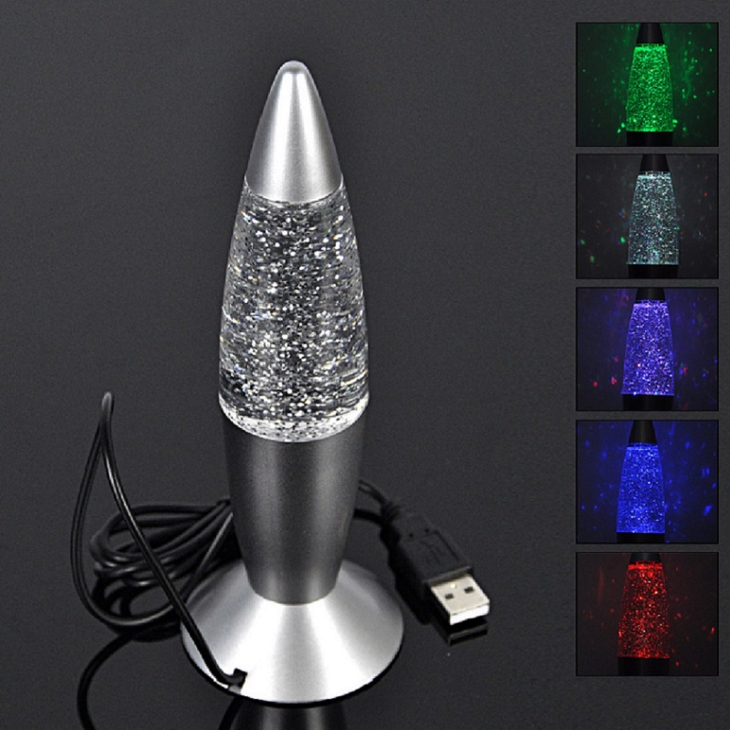 LED Rocket Lamp USB Color Chan - Gaming Setup Desk ulasan dan harga