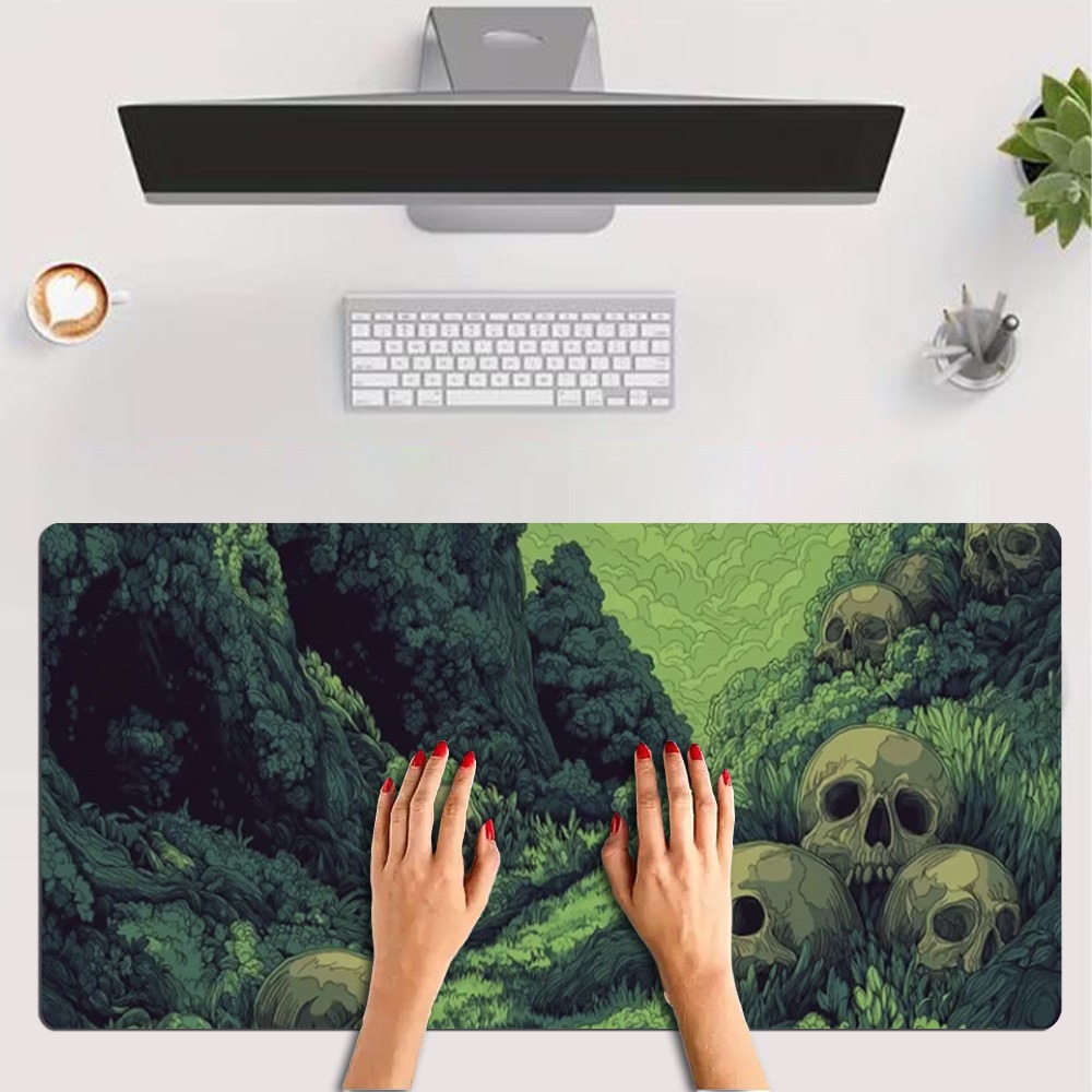 With mysterious and eerie fore - Desk Setup Simple ulasan dan harga