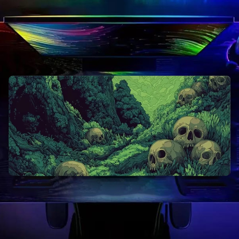 With mysterious and eerie fore - Desk Setup Simple ulasan dan harga