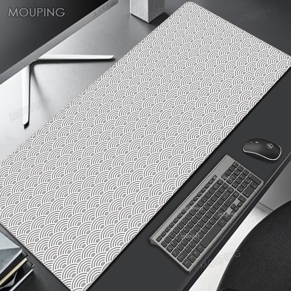 Black Deskmat Carpet Desk Acce - Desk Setup Black And White ulasan dan harga