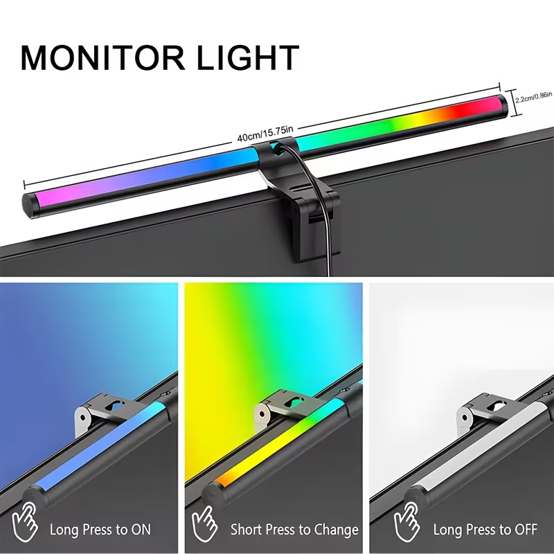 Computer Monitor Screen Light  - Gaming Setup Desk ulasan dan harga