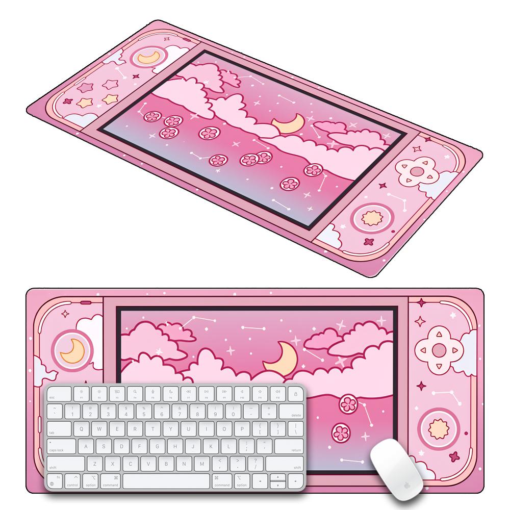 HYBXAXC Moon and Stars Large D - Desk Setup Aesthetic ulasan dan harga
