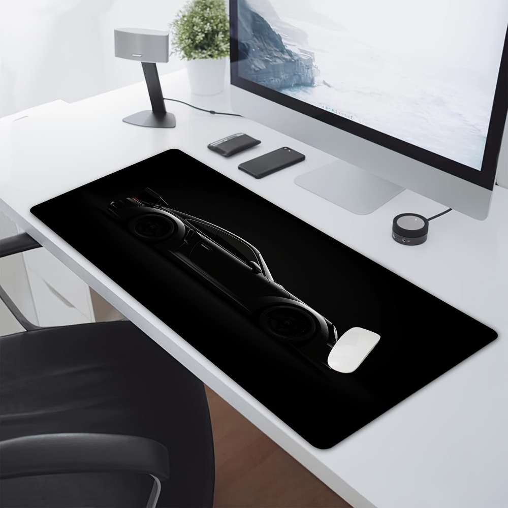 Sanded Black Gaming Mouse Pad  - Desk Setup Simple ulasan dan harga