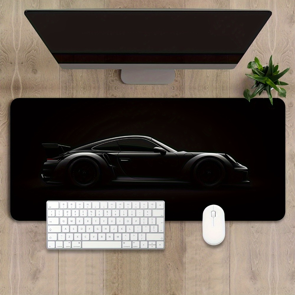 Sanded Black Gaming Mouse Pad  - Desk Setup Simple ulasan dan harga