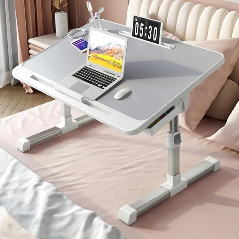 Laptop Bed Tray Table Adjustab - Desk Setup Notebook ulasan dan harga
