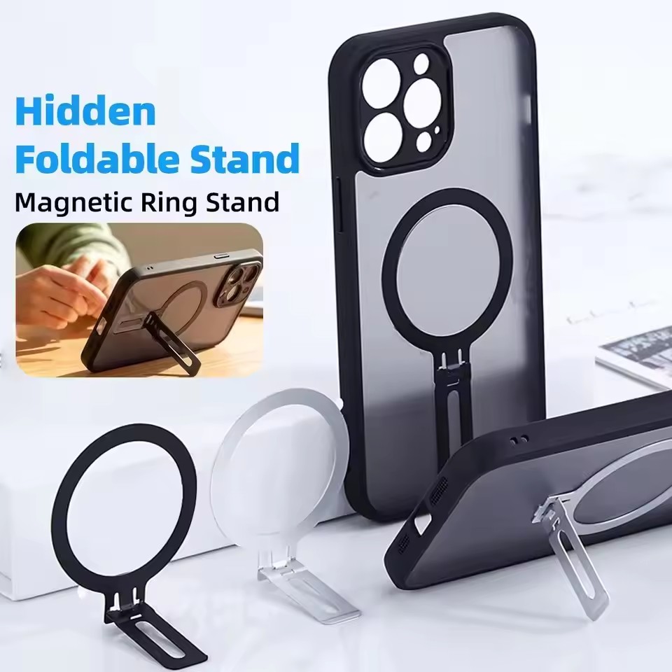 Magnetic Metal Folding Phone S - Desk Setup Stand ulasan dan harga